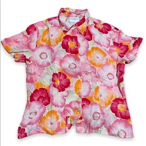 Vintage linen button down Top